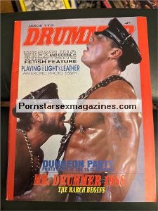 Drummer 115 Gay Art Male Nude Leather Men Magazine1988